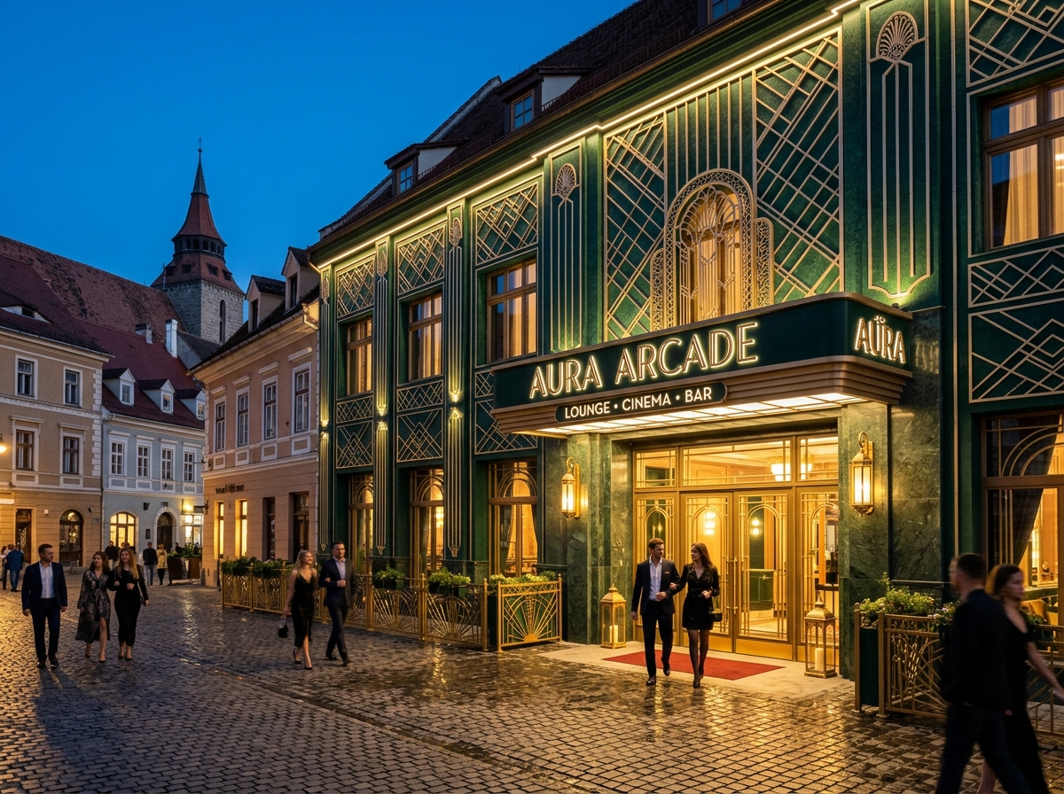 Exterior elegant LuckyHallRO în Brașov