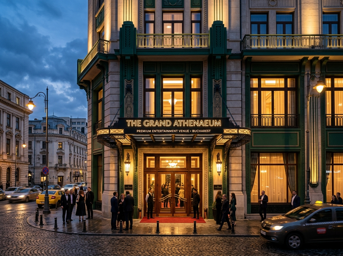 Exterior elegant LuckyHallRO în București