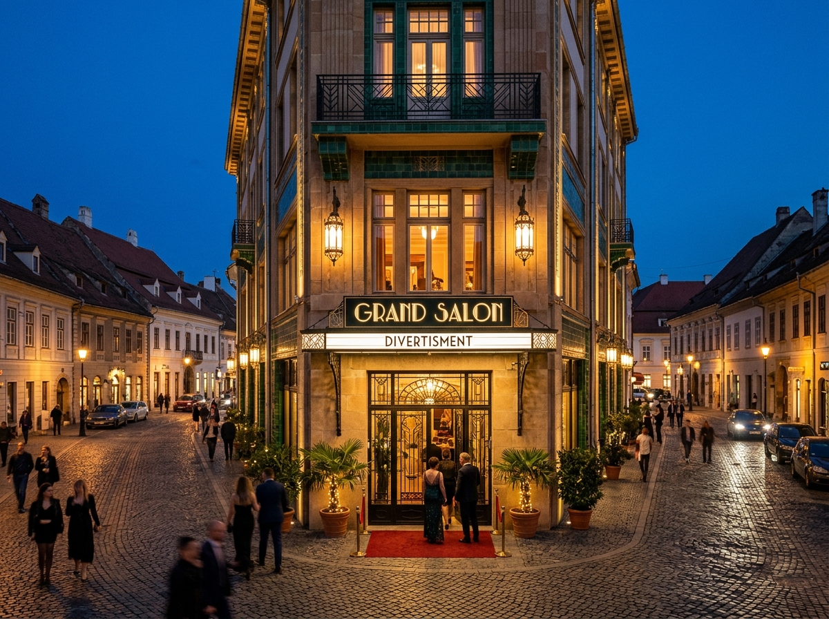 Exterior elegant LuckyHallRO în Sibiu